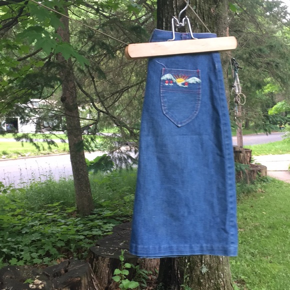 Vintage hand made high waisted skirt - Picture 3 of 6